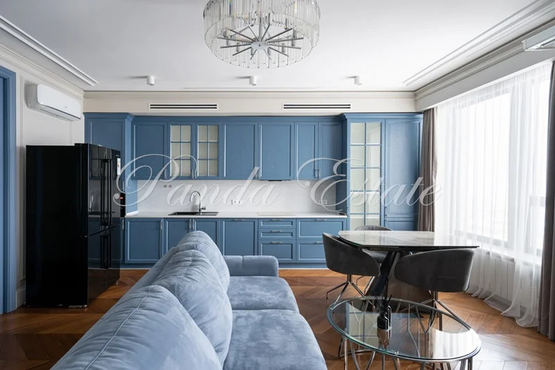 Кухня-гостиная, 2 спальни и кабинет. Виды на Сити (ном. объекта: 9737) - Фото 3