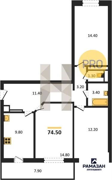 Продажа квартиры в новостройке, Нижнекамск, Нижнекамский район, ... - Фото 1