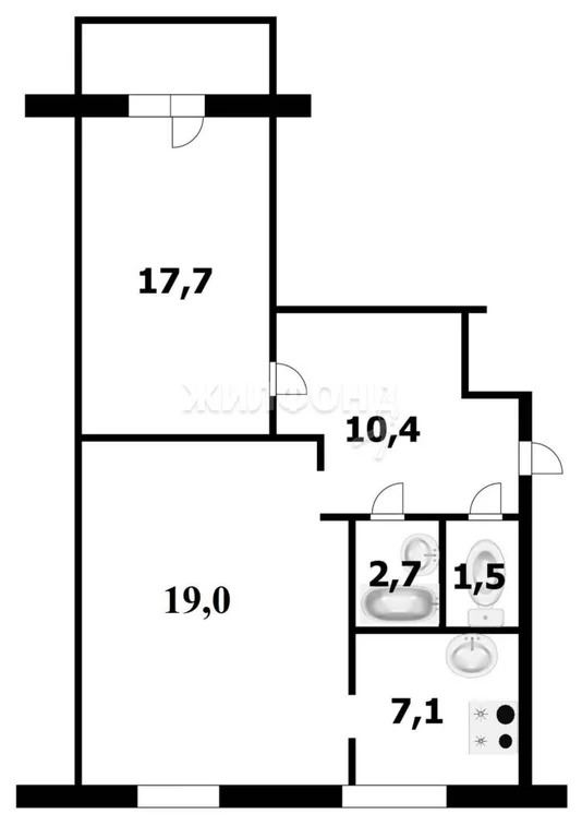 Продажа квартиры, Новосибирск, ул. Демьяна Бедного - Фото 12