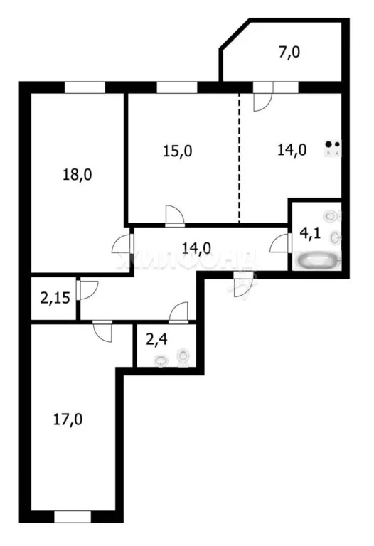 Продажа квартиры, Новосибирск, ул. Тюленина - Фото 28