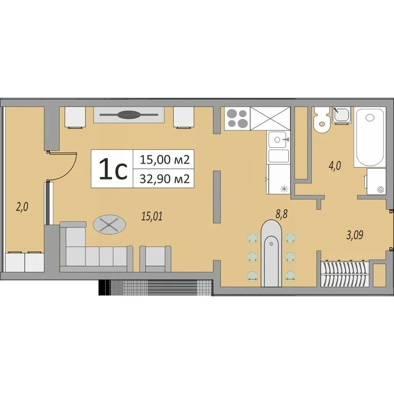 Продажа квартиры, Оренбург, ул. Юркина - Фото 16