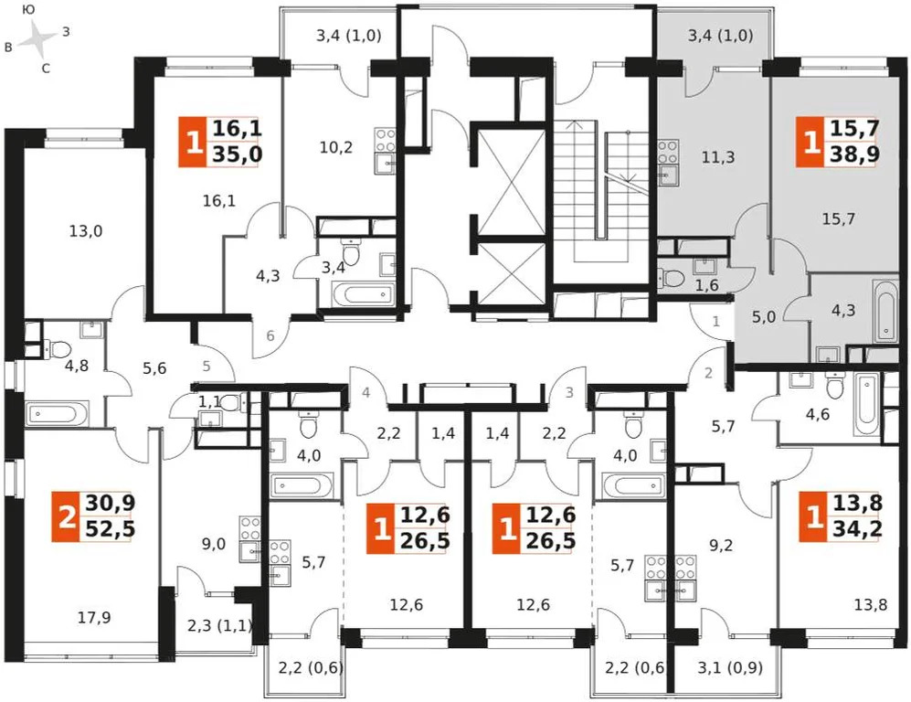 Продам 1-комн. квартиру 38.9 кв.м. - Фото 2