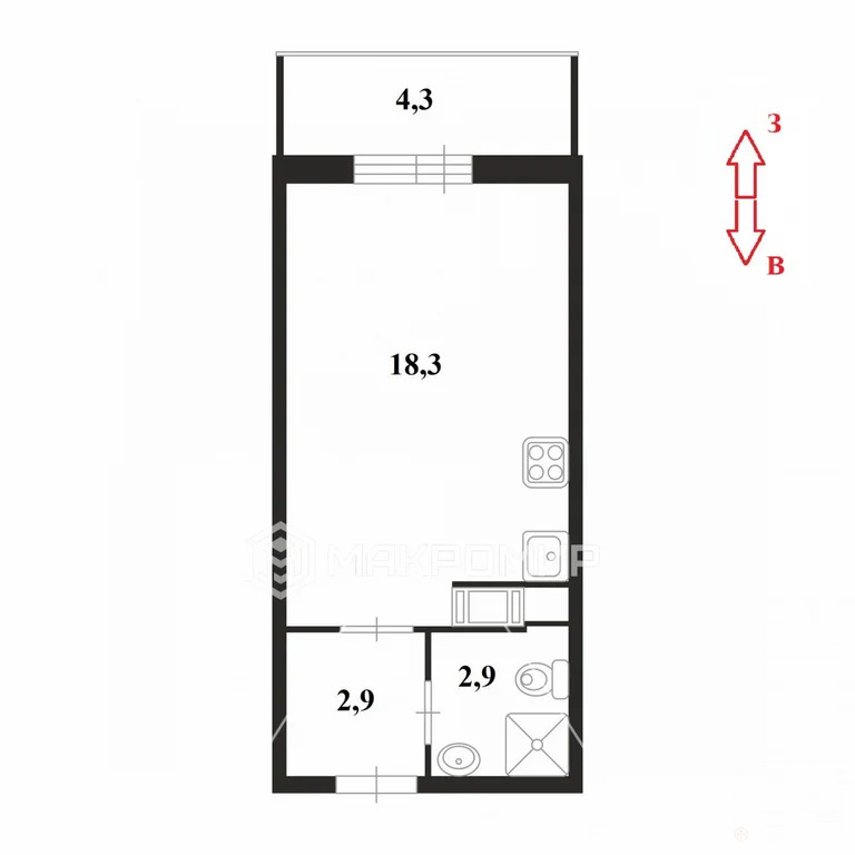 Продажа квартиры, Мурино, Всеволожский район, Шувалова ул. - Фото 9