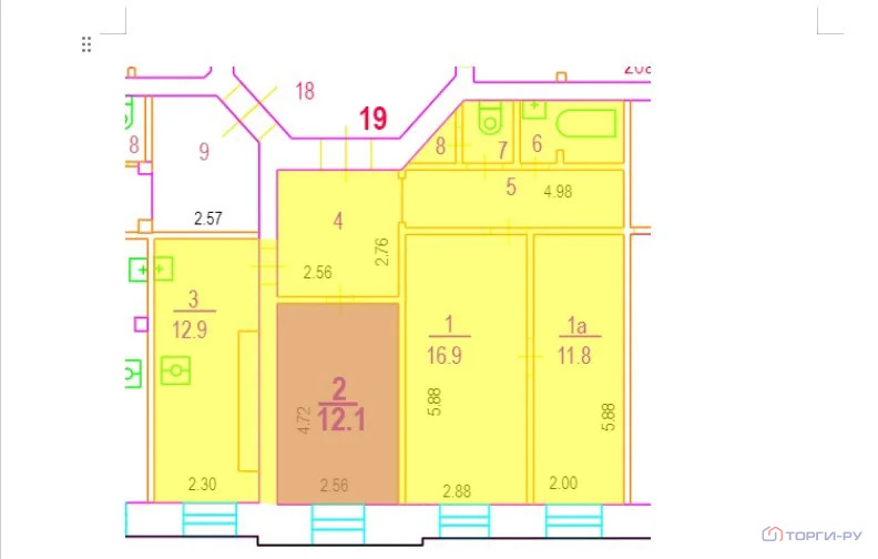 Продажа квартиры, Средний Каретный переулок - Фото 4