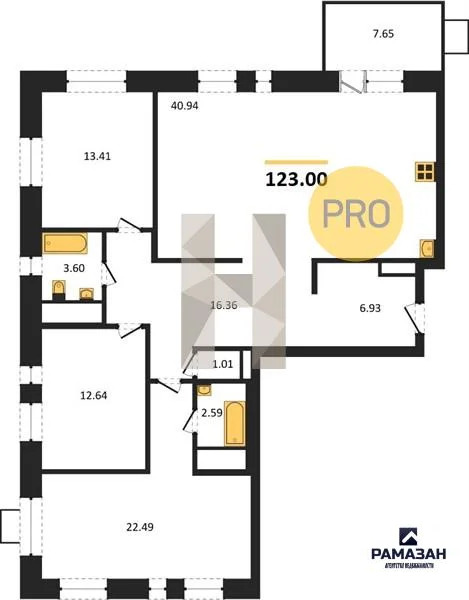 Продажа квартиры в новостройке, Усады, Лаишевский район, ... - Фото 1