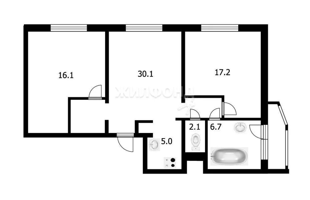 Продажа квартиры, Новосибирск, микрорайон Горский - Фото 22