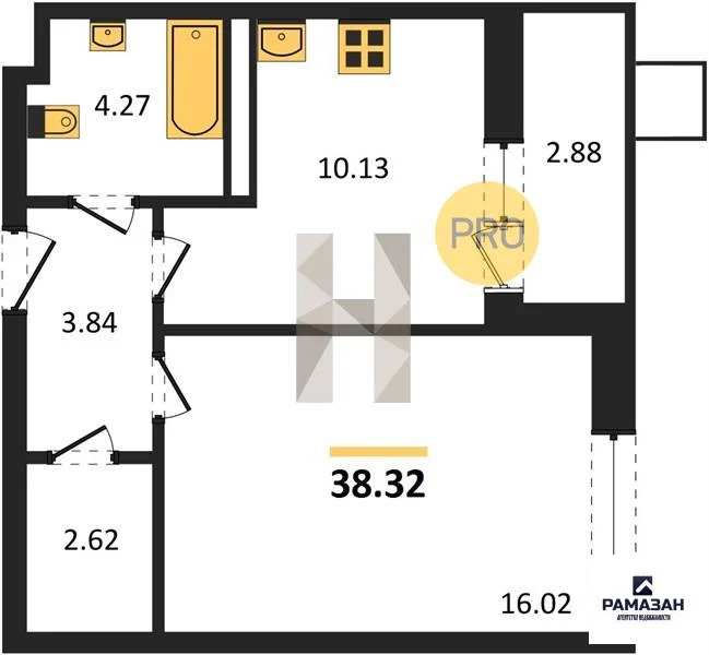 Продажа квартиры в новостройке, Казань, м. Горки, ул. Патриса Лумумбы - Фото 1