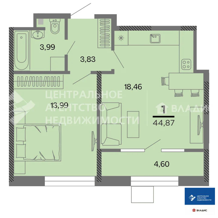 Продажа квартиры, Рязань, территория Метропарк - Фото 2