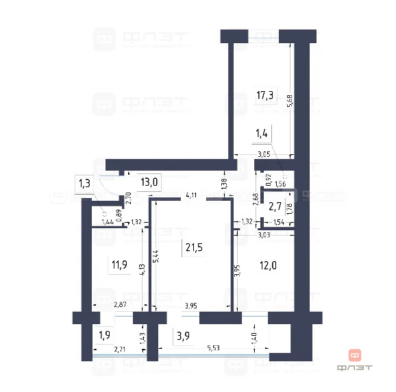 Продажа квартиры, ж/д станции Высокая Гора, Высокогорский район, ул. ... - Фото 15