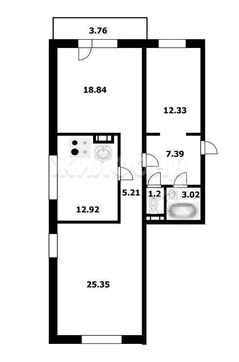 Продажа квартиры, Новосибирск, Александра Чистякова - Фото 14