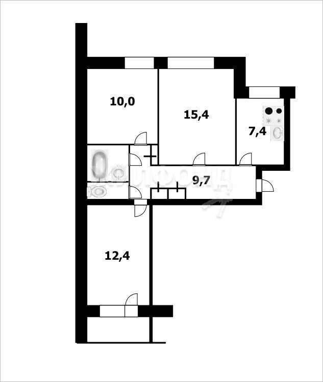 Продажа квартиры, Новосибирск, ул. Новая Заря - Фото 14