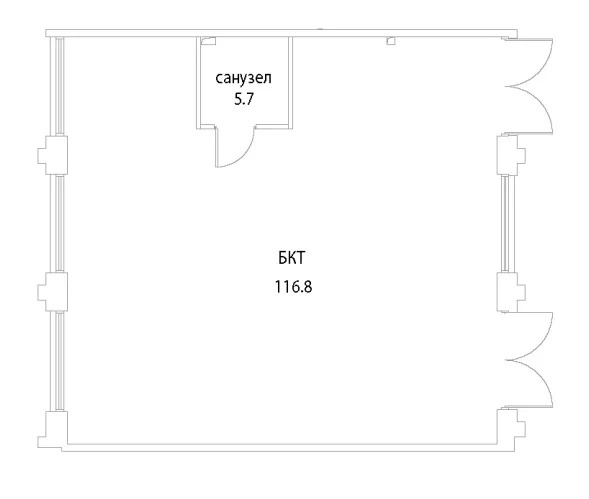 Аренда ПСН площадью 122.5 м2 - Фото 3