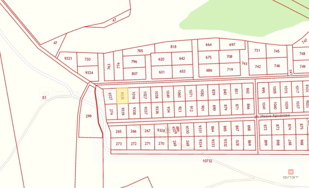 Продажа участка, Чубарово, Высокогорский район, ул. Руслана Июдина - Фото 9