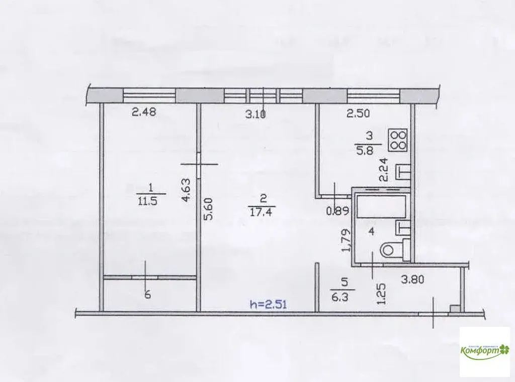 Продается 2 ком. квартира в г. Раменское, ул. Коммунистическая, д.18 - Фото 10