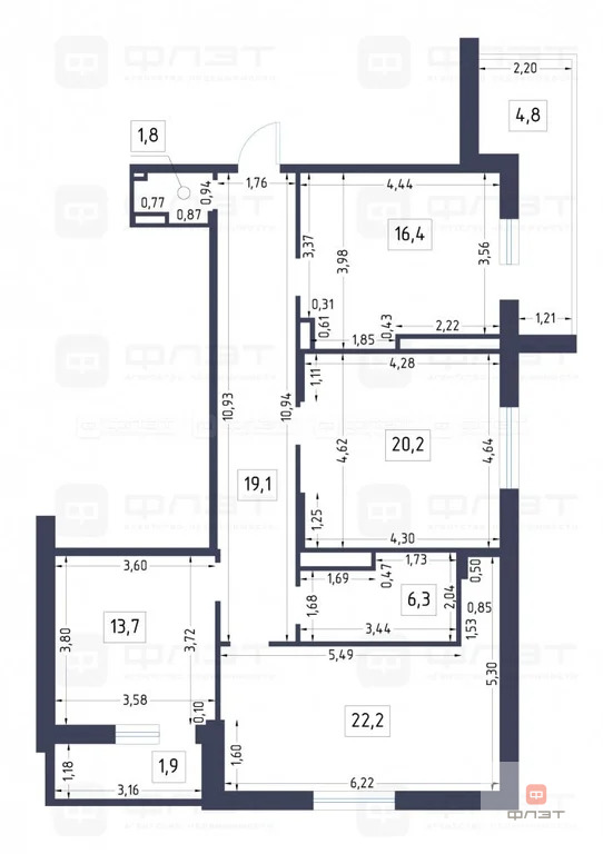 Продажа квартиры, Казань, ул. Заслонова - Фото 30