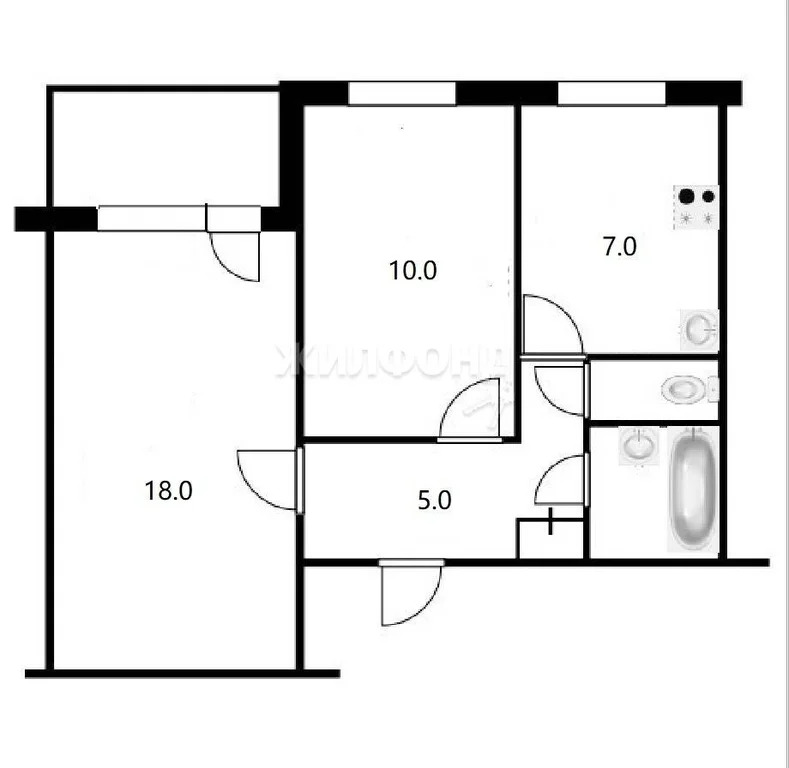 Продажа квартиры, Новосибирск, ул. Толбухина - Фото 18