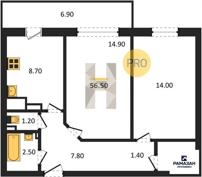 Продажа квартиры в новостройке, Набережные Челны, Авангардная ул. - Фото 1