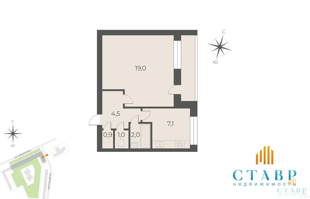 Продажа квартиры, ул. Крыленко - Фото 14