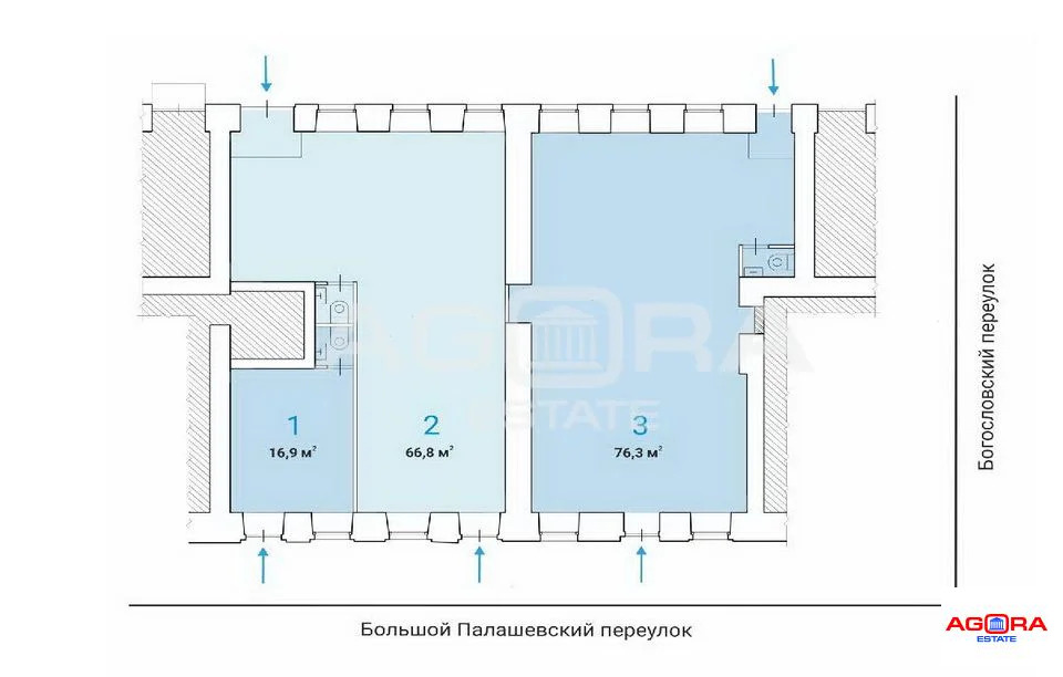 Аренда торгового помещения, м. Пушкинская, Богословский пер. - Фото 2