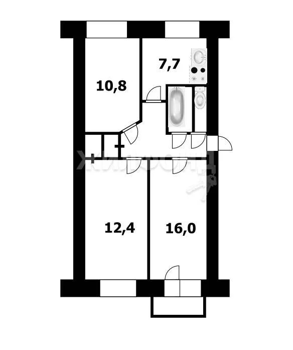 Продажа квартиры, Колывань, Колыванский район, Соловьёва - Фото 0