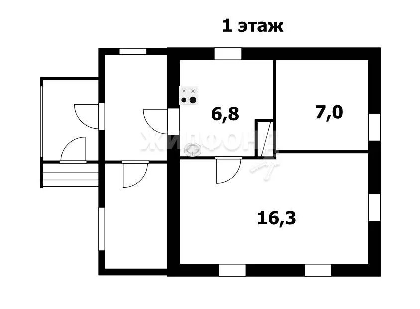 Продажа дома, Новосибирск, 1-й переулок Шапошникова - Фото 12