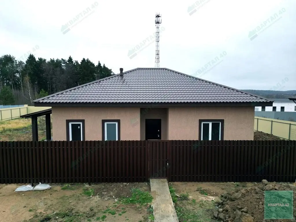 Одноэтажный блочный дом 140 м2 на участке 10.5 соток - Фото 2