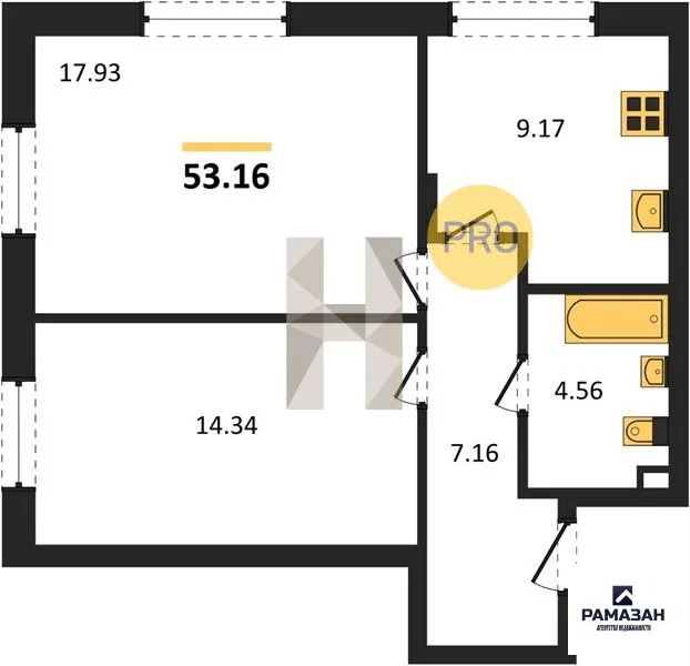 Продажа квартиры в новостройке, Казань, м. Горки, ул. Бухарская - Фото 1
