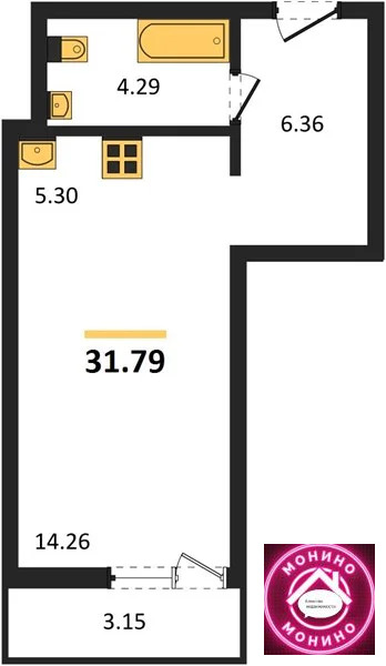 Продажа квартиры в новостройке, Ильинское, Волоколамский район, ... - Фото 0