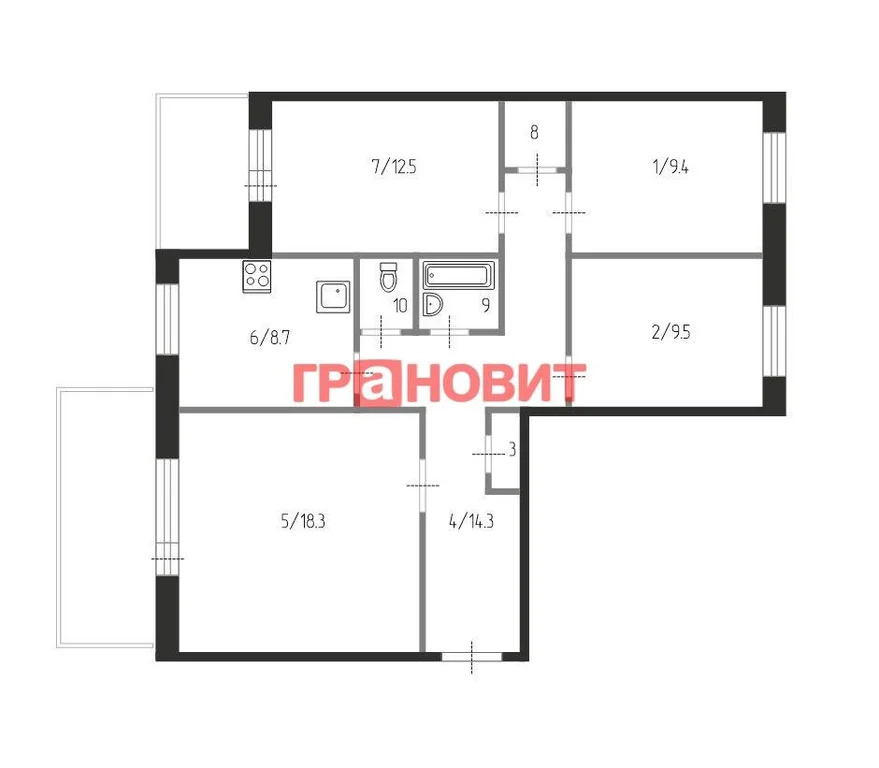 Продажа квартиры, Новосибирск, ул. Белинского - Фото 30
