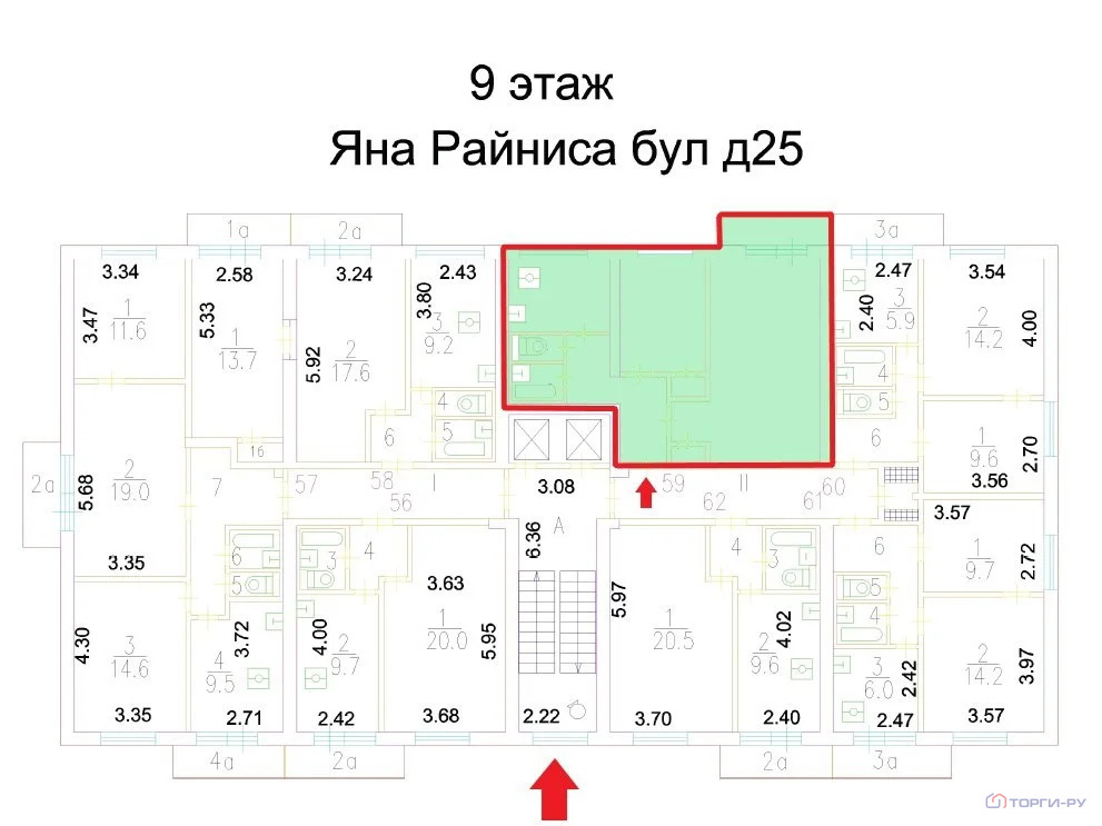 Продажа квартиры, Яна Райниса б-р. - Фото 5
