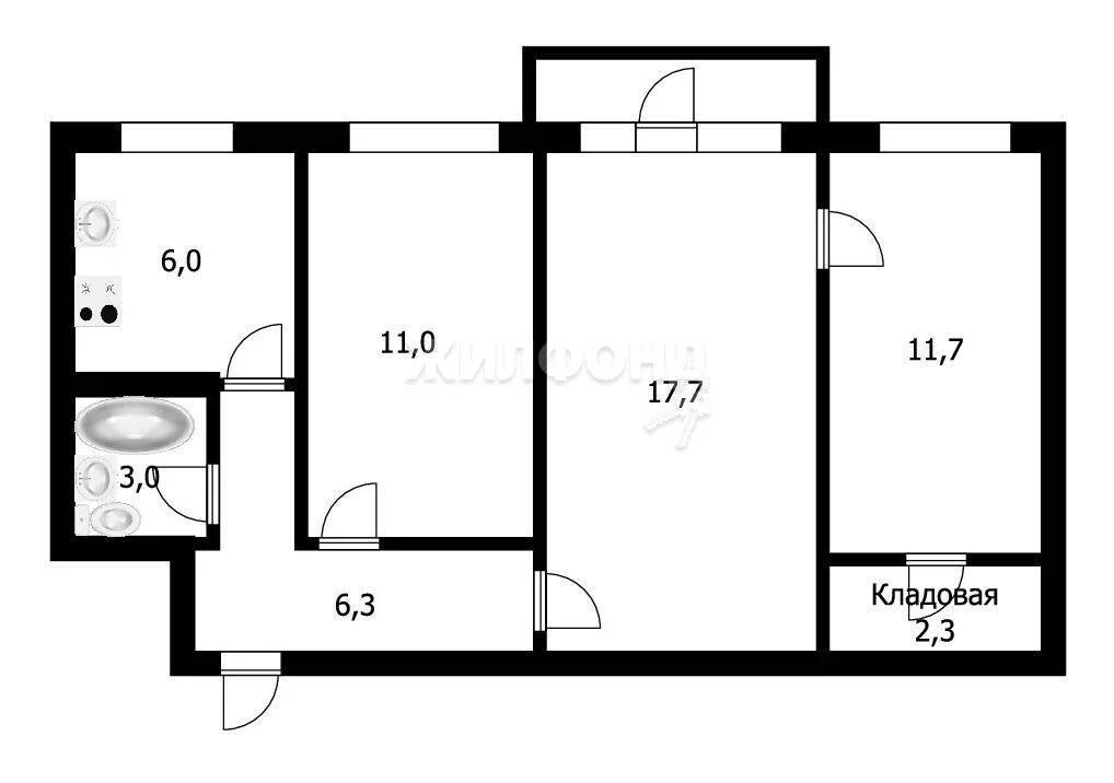 Продажа квартиры, Новосибирск, ул. Есенина - Фото 11