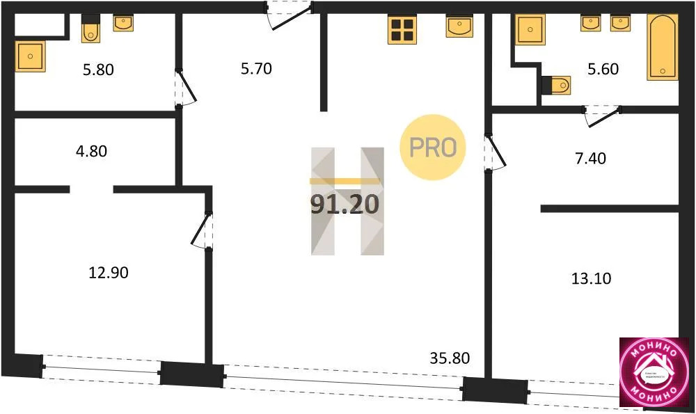 Продажа квартиры в новостройке, м. Терехово, ул. Нижние Мневники - Фото 0