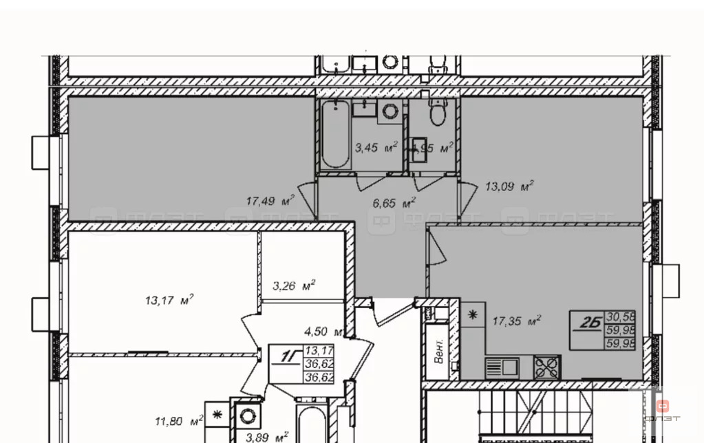 Продажа квартиры в новостройке, Казань, городок. Военный 33-й - Фото 0