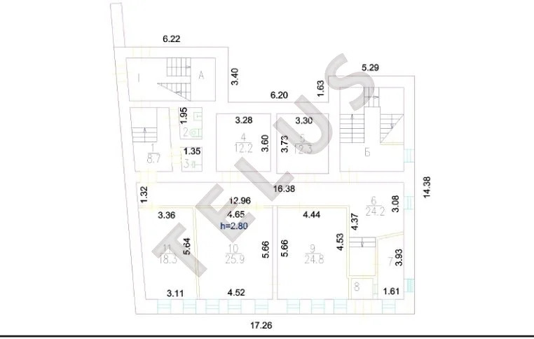 м. Площадь Ильича, Хлебников пер., 330м2, Часть здания (ном. объекта: ... - Фото 11