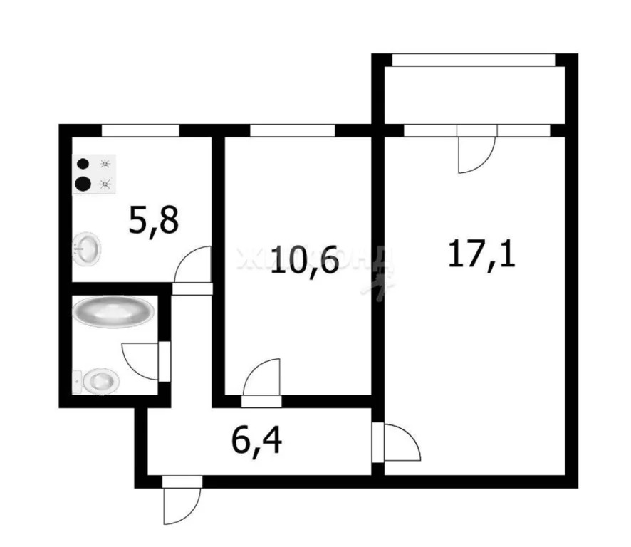 Продажа квартиры, Новосибирск, ул. Есенина - Фото 16