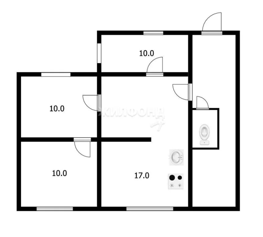 Продажа дома, Березовка, Новосибирский район, ул. Большевистская - Фото 16