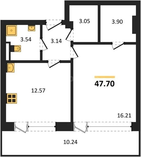 Продажа квартиры в новостройке, Севастополь, ул. Парковая - Фото 1
