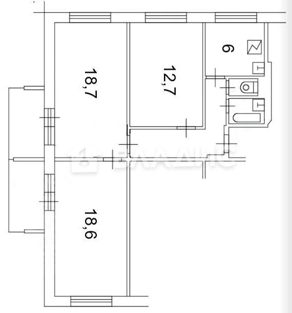 Москва, Литовский бульвар, д.11к5, 3-комнатная квартира на продажу - Фото 4