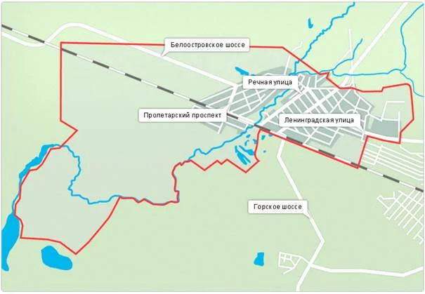 Карта песочный санкт петербург