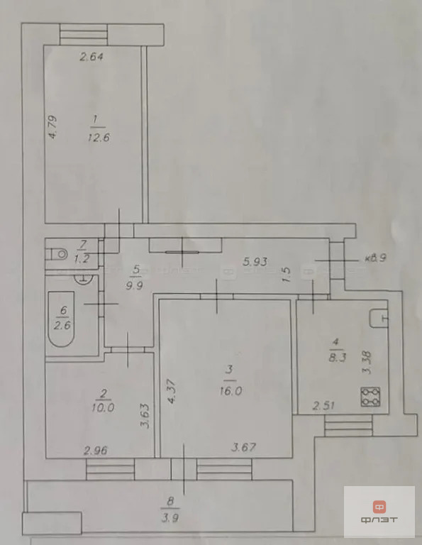 Продажа квартиры, Казань, ул. Лукина - Фото 23