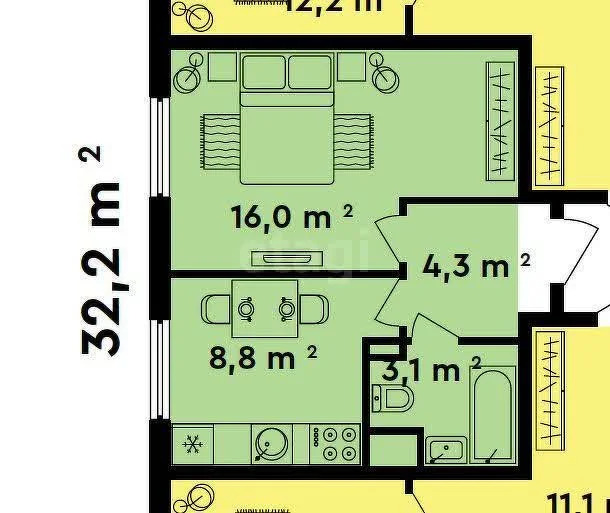 Продажа квартиры в новостройке, ул. Лосиноостровская - Фото 4