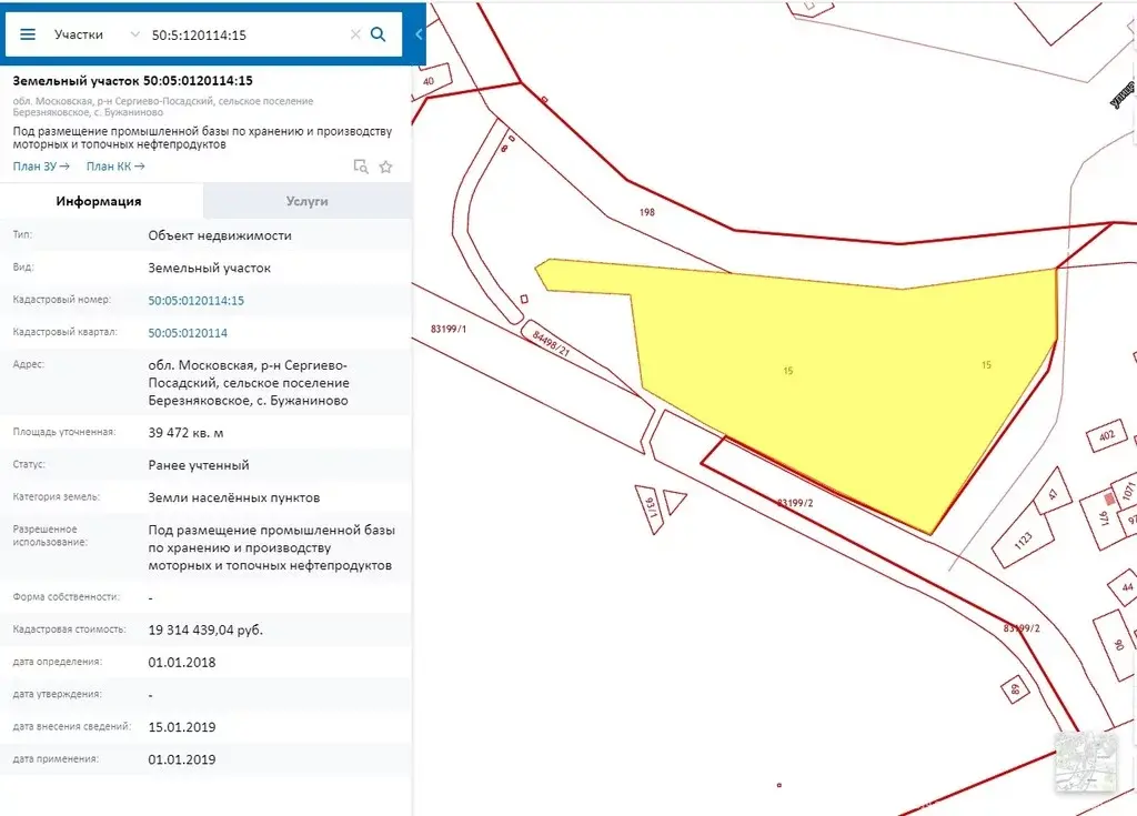 С бужаниново карта