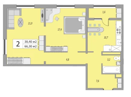 Продажа квартиры в новостройке, Оренбург, ул. Юркина - Фото 2