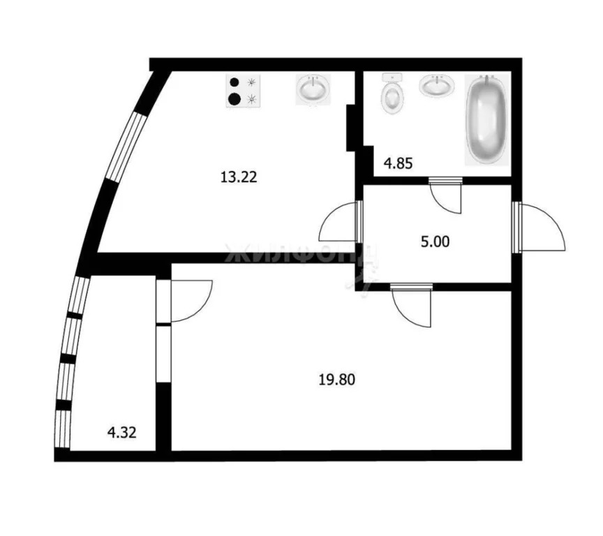 Продажа квартиры, Новосибирск, микрорайон Закаменский - Фото 7