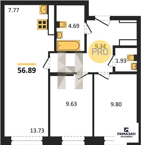 Продажа квартиры в новостройке, Казань, Ярышлар ул. - Фото 1
