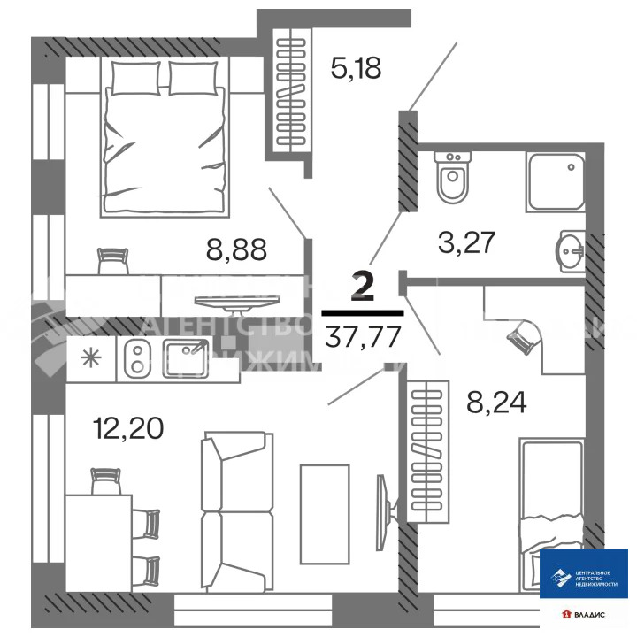 Продажа квартиры в новостройке, Рязань, микрорайон Олимпийский городок - Фото 6