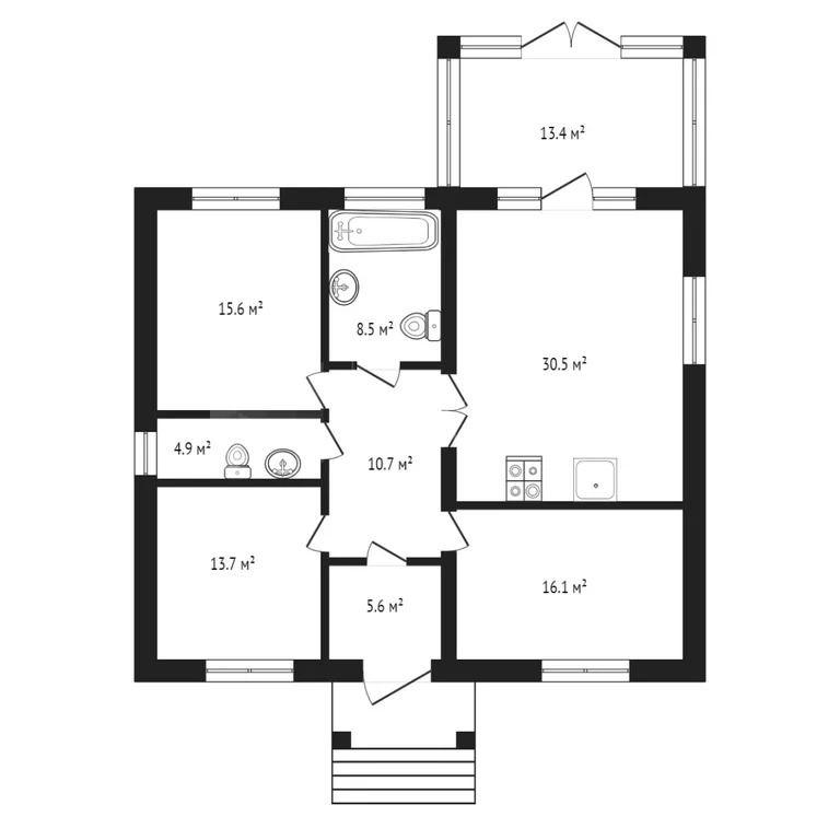 Продажа дома, Падерина, Тюменский район, Тюменский р-н - Фото 20