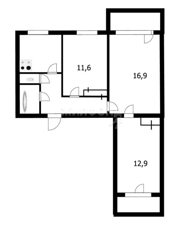 Продажа квартиры, Новосибирск, Гусинобродское ш. - Фото 8