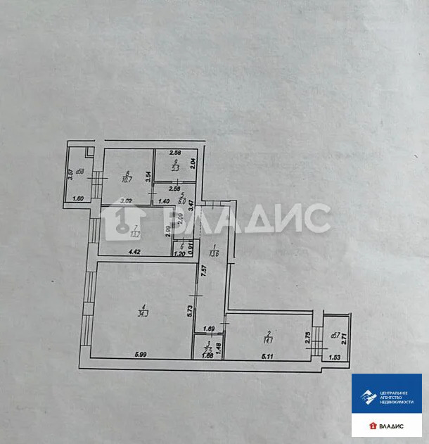 Продажа квартиры, Рязань, улица 2-я Линия - Фото 14
