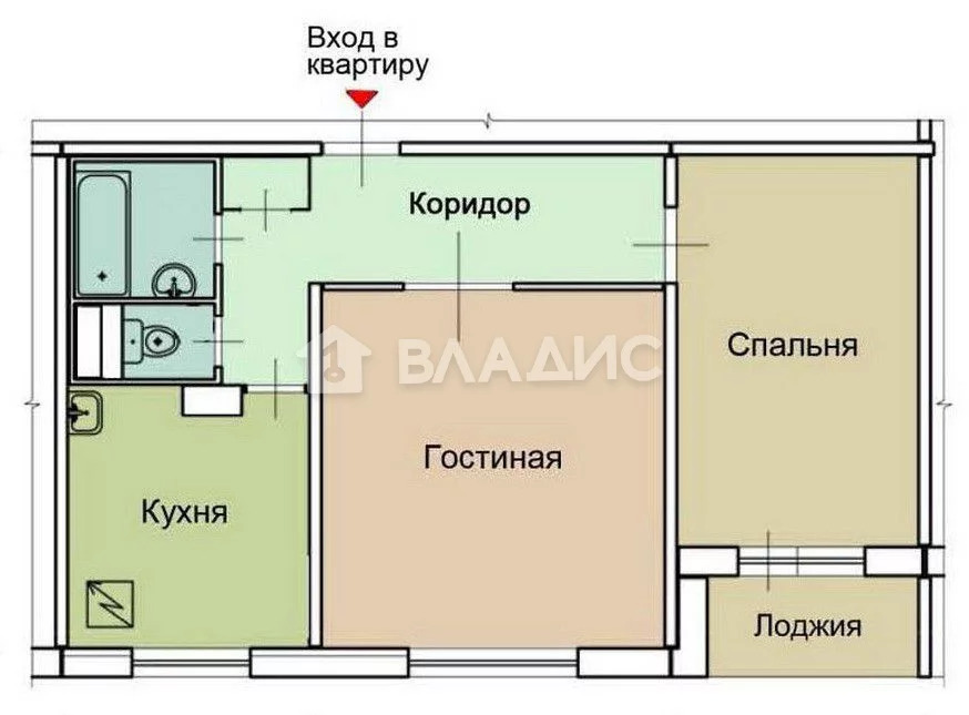 Москва, улица Ивана Франко, д.32к1, 2-комнатная квартира на продажу - Фото 20